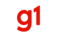 logomarca do g1, veículo da assessoria de marketing